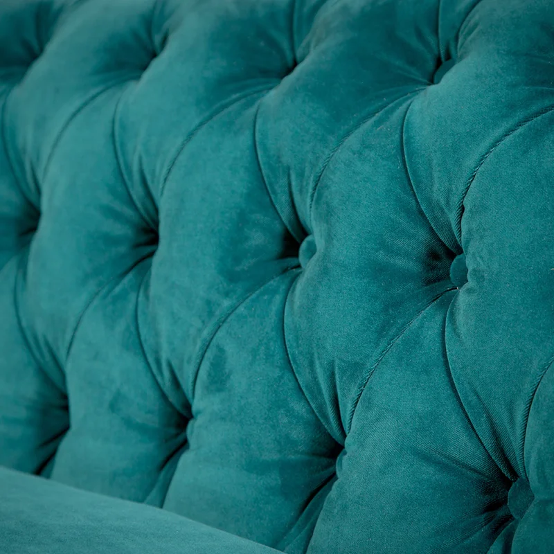 Sofá Chesterfield Divo - Tela Aquaclean - 2,5 cuerpos - A fabricar en Verde - Sillones y sofás, Uruguay | Nyr, vista 4