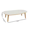 Mesa Ratona 120CM Organica Sofia - 100% MDF - Mesas de living, Uruguay | Balton, vista 3 de 4