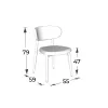 Silla Oli Camel en PU Marrón 425 - Sillas, Uruguay | Arquetipo, vista 3 de 12