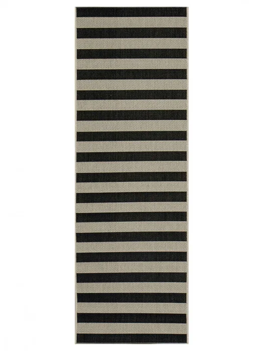 ALFOMBRA LINEO LIN/5031/9H01/ 067X200 WOOL/BLACK en Multicolor - Alfombras, Uruguay | Vinibel