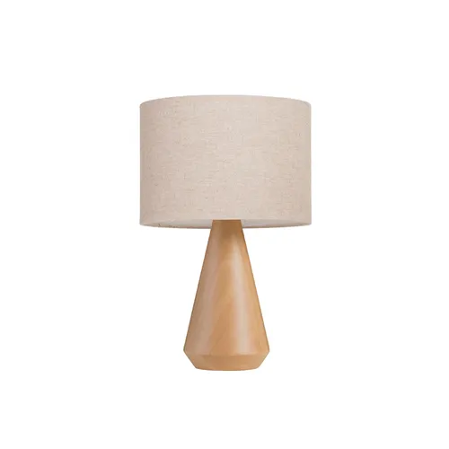 Lámpara de Mesa Garabe Cónica - Pantalla Lino Crudo - Lámparas de mesa, Uruguay | Berna home
