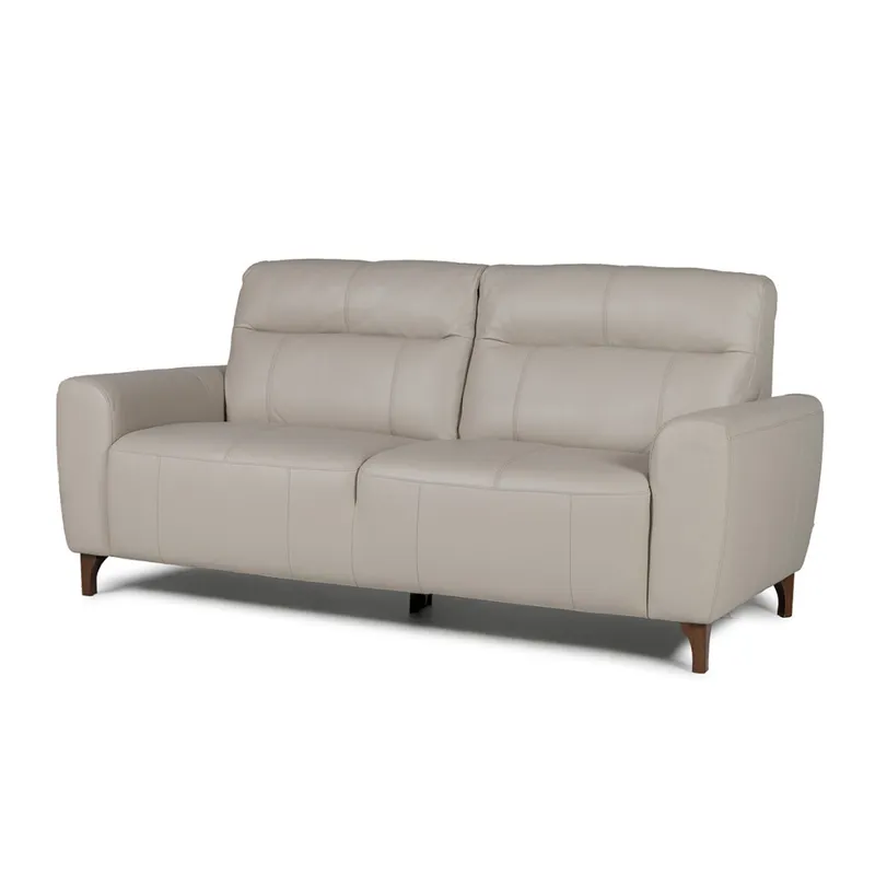 Sofá Tahití - Cuero Básico - 3 cuerpos - Arena - (Preventa) en Beige - Sillones y sofás, Uruguay | NYR
