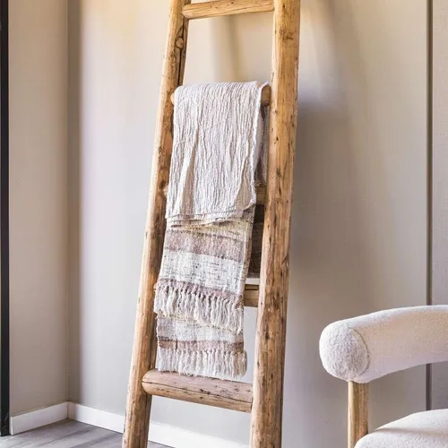 ESCALERA OLMO ANTIGUO en Madera natural - Bibliotecas, Uruguay | La Iberica