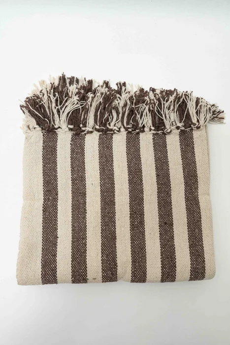 Manta Moscú - Marron en Marrón - Textiles, Uruguay | Indian
