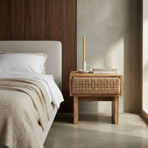 Mesa de Luz Nexo en Madera natural - Mesas de arrimo, Uruguay | Casakos