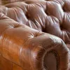 SILLON CHESTERFIELD - CUERO ITALIANO - XL en Marrón - Sillones y sofás, Uruguay | La Iberica, vista 29 de 41