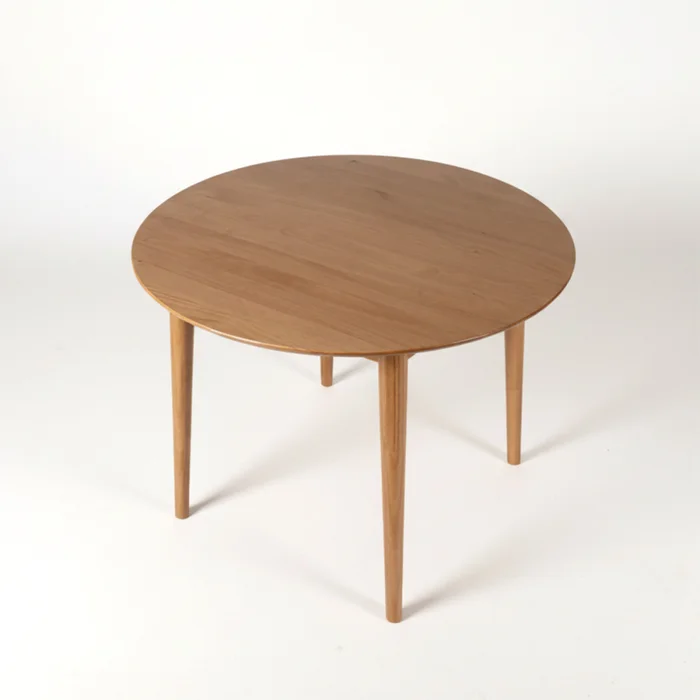 Mesa de Comedor Olmo - Redonda - 100 - Miel en Marrón - Mesas de comedor, Uruguay | NYR, vista 3