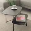 Mesa auxiliar Wigan metal negro 62 x 58 cm en Negro - Mesas de arrimo, Uruguay | Kavehome, vista 2 de 8