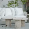 MESA LATERAL REDONDA CEMENTO 50X53 WEATHERED CREAM en Gris - Muebles para el exterior, Uruguay | Masinfinito Casa, vista 2 de 2