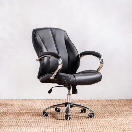 Silla De Oficina en Negro - Sillas de escritorio, Uruguay | Aihaus