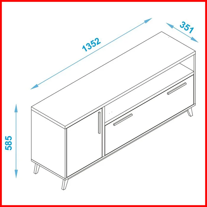 Aparador rack – H 05 - Aparadores y recibidores, Uruguay | Punto Unión, vista 3
