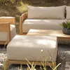 PUFF LARA OUTDOOR TEKA CON ALMOHADÓN 87X89 en Beige - Muebles para el exterior, Uruguay | Masinfinito Casa, vista 2 de 2