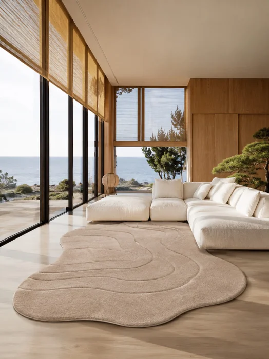 Alfombra Nordica Premiun 195 cm x 295 cm Marfil Tostado en Beige - Alfombras, Uruguay | Indrana