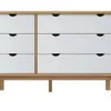 Comoda 6C Mel/Gris Linea Nordica en Madera Maciza - Cómodas, Uruguay | Que Sal Muebleria, vista 11 de 15