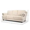 Sofá Legend - Tela Aquaclean - 3 cuerpos - A fabricar en Patrón - Sillones y sofás, Uruguay | NYR, vista 6 de 6