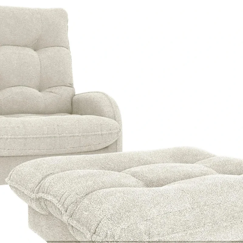 Kit Poltrona + Puff Relax - Beige en Beige - Sillones y sofás, Uruguay | Ecowood, vista 5