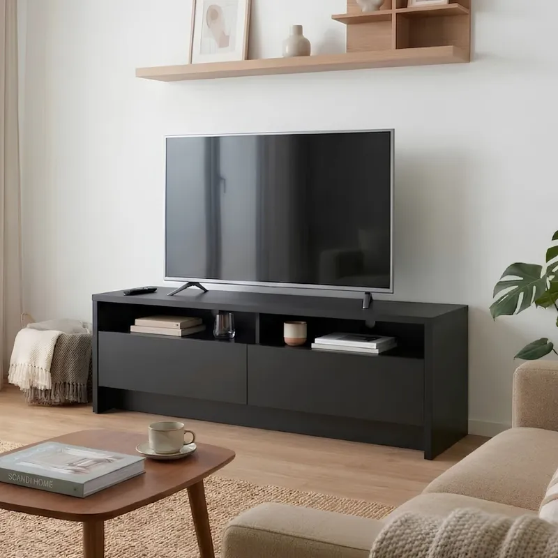 Rack de Tv 135 - Aspen - Blanco en Blanco - Muebles para TV, Uruguay | Rústico Hogar