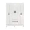 Ropero 6 puertas 2 cajones - Blanco - Linea FIT en Blanco - Roperos y placares, Uruguay | Rústico Hogar, vista 3 de 4