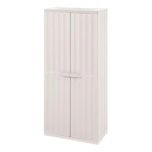 ARMARIO RIMAX GRANDE STARPLASTIC ALMENDRA 13216 en Blanco - Muebles para el exterior, Uruguay | Alfa Ventas