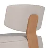 Butaca Orbit - Giratoria - Tela Rústica - Trama beige (9E) en Beige - Butacas, banquetas y puffs, Uruguay | NYR, vista 6 de 6