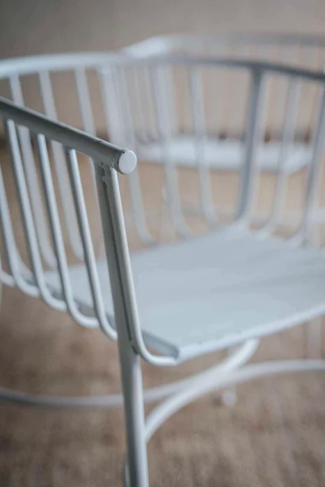 BUTACA / SILLA DE METAL WHITE en Blanco - Sillas, Uruguay | La Iberica, vista 10