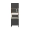 Panelero Mueble Cocina Duplo 4 Puertas 5 Estantes Microondas Gris en Gris - Roperos y placares, Uruguay | Soy Hogar, vista 2 de 7