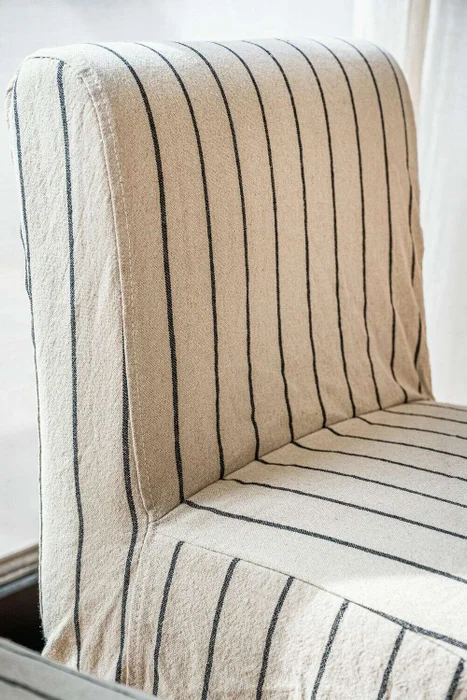 SILLA SOHO - LINO RAYADO - Butacas, banquetas y puffs, Uruguay | La Iberica, vista 2