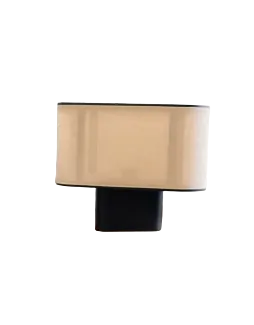 Lámpara de Mesa Eliptico Apollo Negra en Negro - Lámparas de mesa, Uruguay | Berna home