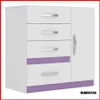 Comoda con puerta – Venus 707 en Multicolor - Cómodas, Uruguay | Punto Unión, vista 1 de 8