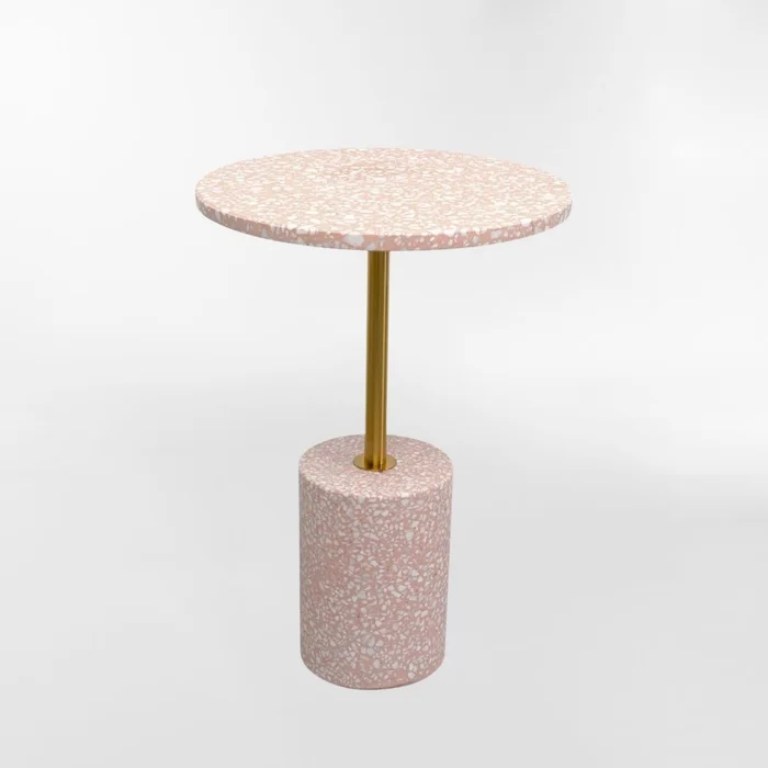 MESA AUXILIAR AMORE PINK Rosa CIRCULAR en Rosa - Mesas de comedor, Uruguay | Viasono, vista 2