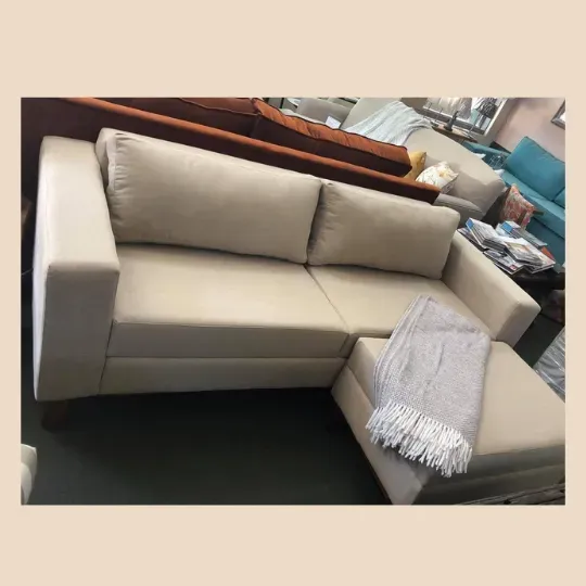 Sofa modelo Nordica de tres cuerpos con isla - Sillones y sofás, Uruguay | Viladecó Muebles