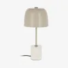 Luminaria de mesa Alish de metal y mármol en Beige - Lámparas de mesa, Uruguay | Kavehome, vista 1 de 6