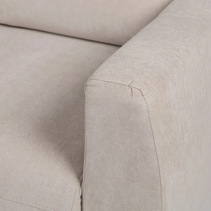 Sofá Carino (Retráctil) - Tela Microfibra - 2 cuerpos - Kruger 02-152 (Beige) en Beige - Sillones y sofás, Uruguay | NYR, vista 3