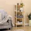 ESTANTERIA 4 TABLAS 32X32X108 CM BAMBOO CON BLANCO en Multicolor - Bibliotecas, Uruguay | Koz, vista 2 de 4