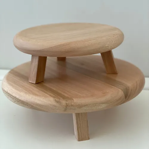 Banquito circular de madera – 25cm - Decoración, Uruguay | Dreams On Time