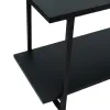 RACK ABRUZZO NEGRO 220X40X50H CM - Muebles para TV, Uruguay | Vinibel, vista 3 de 4