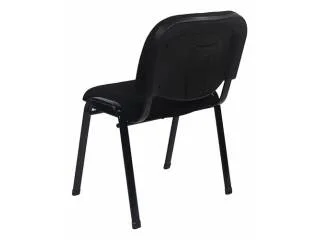 Silla de tela para oficina Negra en Negro - Sillas de escritorio, Uruguay | Quesal, vista 4