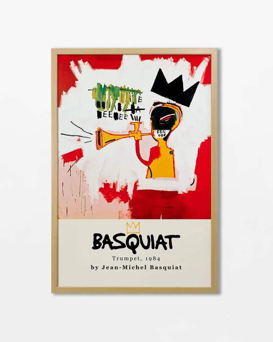 Basquiat - Trumpet en Multicolor - Láminas, Uruguay | La Cuadrería