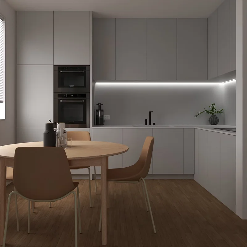 Tubo LED T5 60cm 8W Luz Cálida en Blanco - Lámparas colgantes, Uruguay | Serlux, vista 9