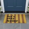 FELPUDO DE COCO 40X60CM H.1.5CM LETS STAY HOME - Textiles, Uruguay | Decohogar, vista 3 de 3