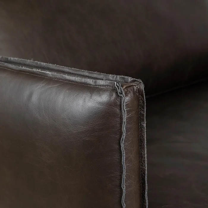 Sillón Cuero-100-natural Negro Romeo en Negro - Sillones y sofás, Uruguay | Divino, vista 4