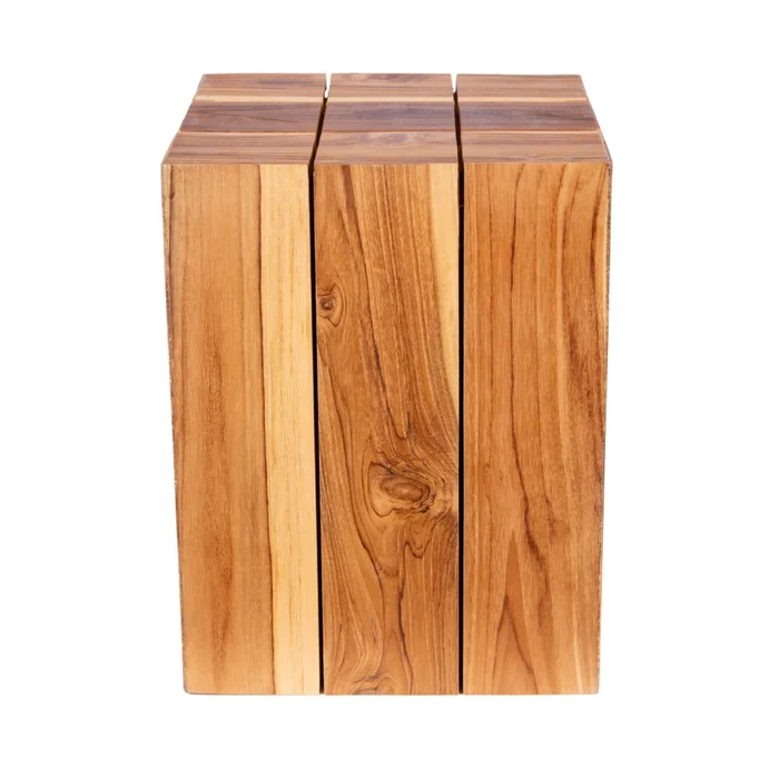 Taburete Madera Natural-beige Bevin Block en Madera natural - Decoración, Uruguay | Divino, vista 2