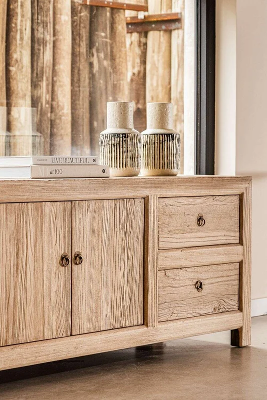 APARADOR BAJO / RACK TIRRENO - 1.80 MTS en Madera natural - Muebles para TV, Uruguay | La Iberica, vista 10