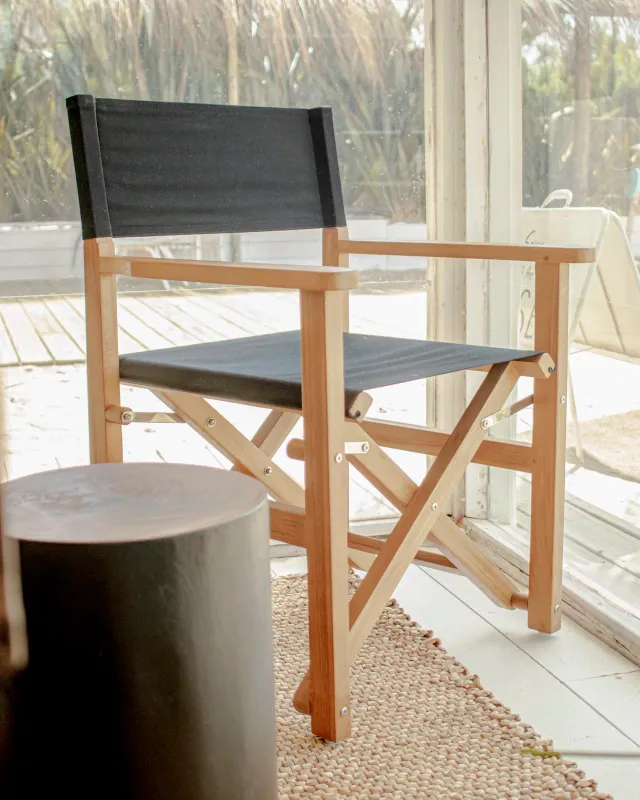 SILLA DIRECTOR en Negro - Sillas, Uruguay | Sentido Jose Ignacio
