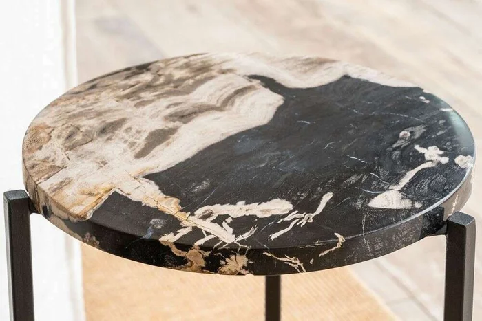 MESA PETRIFICADA BLACK en Negro - Mesas de living, Uruguay | La Iberica, vista 6