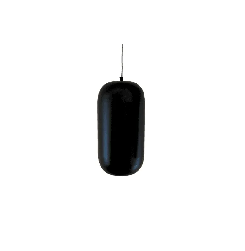 L. COLGAR DARK 20X40 NEGRO MATE en Negro - Lámparas colgantes, Uruguay | Masinfinito Casa