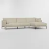 Sofá con chaise COSTA BEIGE DERECHO - Sillones y sofás, Uruguay | Viasono, vista 3 de 5