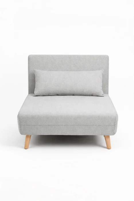 Sofá Cama, 1 Plaza Marie - Gris Medio en Gris - Sillones y sofás, Uruguay | Indian