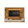 Rack con Panel Ouro Listones de madera y Led 268cm MDF/MDP - Muebles para TV, Uruguay | Balton, vista 5 de 11