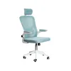 Asiento De Oficina Malla Blanco Hy-697 en Celeste - Escritorios y sillas de escritorio, Uruguay | Divino, vista 2 de 7